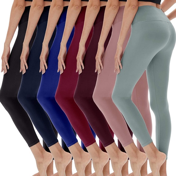NEW High Waist Leggings women soft boho fall - Picture 3 of 4